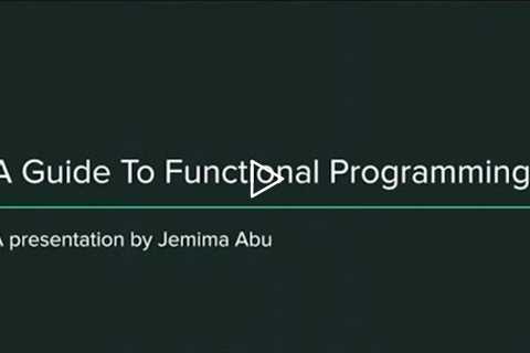 A Guide To Functional Programming - Jemima Abu - NDC Oslo 2021