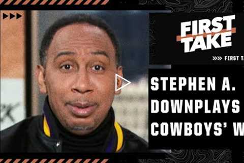 🤠 Stephen A. doesn't give the Cowboys ANY credit for beating the Saints 😏 | First Take