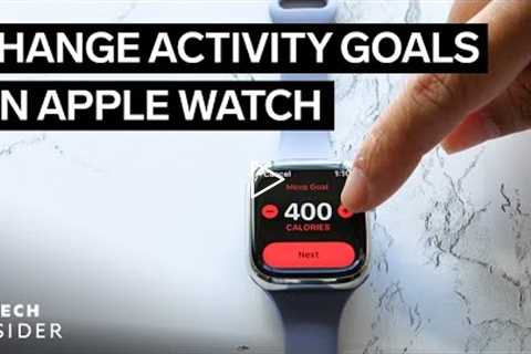 How To Change Apple Watch Activity Goals