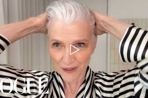 Maye Musk’s Guide to Styling Gray Hair, and Skin Care in Your 70s | Beauty Secrets | Vogue