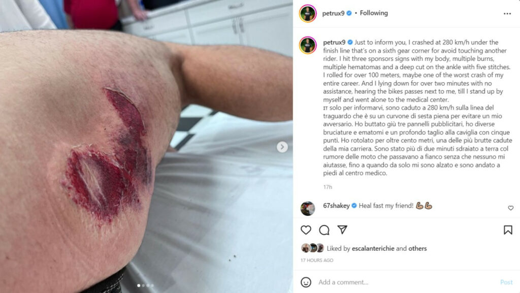 MotoAmerica: Petrucci Injured In 174 mph Crash In Race Two At VIR