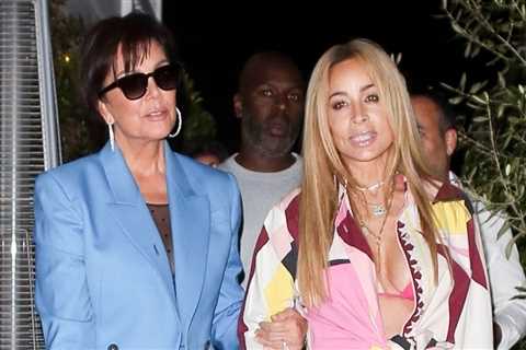 Kris Jenner grabs dinner with longtime girlfriend Faye Resnick in Santa Monica