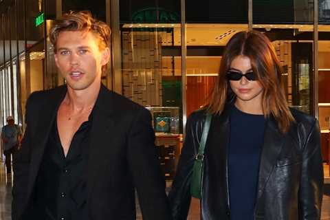 Austin Butler’s girlfriend Kaia Gerber joins him at the “Elvis” screening in New York!