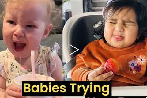 Babies Trying Foods For The First Time | Try Not to Laugh