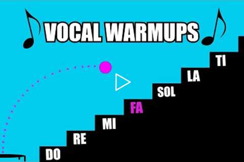 5 Fun Vocal Warmups (SOLFEGE Sing-Along)