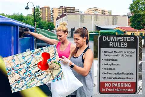 Is it illegal to dive in dumpsters in Ky, Indiana, Tennessee or Illinois?