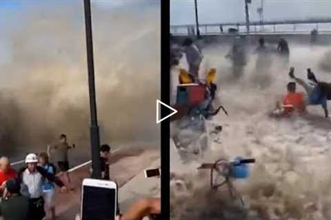 25 Scary NATURAL DISASTERS Caught On Camera