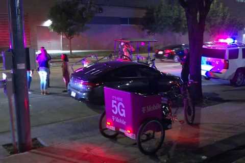 Hit-and-run crash: 3 injured after driver hits bike-taxi after leaving Astros game in downtown..