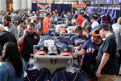 Houston Astros set a record for merchandise sales