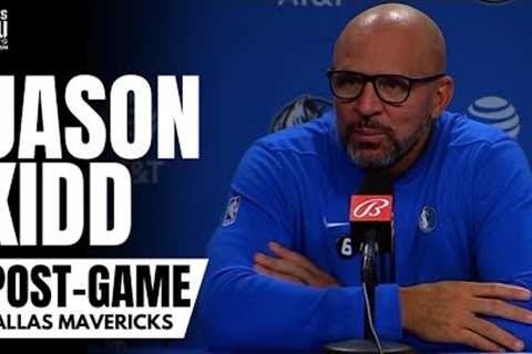 Jason Kidd Reacts to Chauncey Billups Calling Luka Doncic Toughest Cover in the NBA | Post-Game