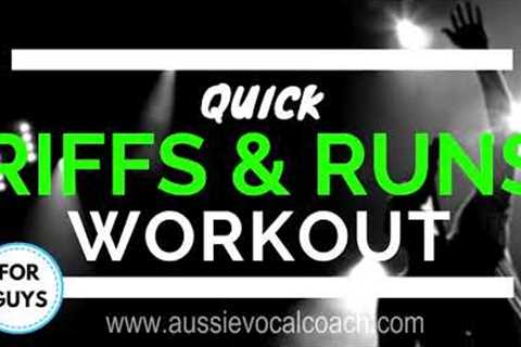 Riffs and Runs Vocal Workout - 10 How to Riff Exercises