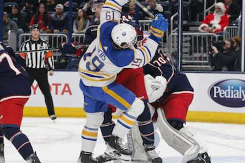 Blue Jackets vs. Sabers Game, Scheduled for Tuesday Night in Columbus, Will Be Postponed Due to..