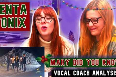 CHRISTMAS SPECIAL! Vocal Coaches react to PENTATONIX - ''Mary Did You Know''