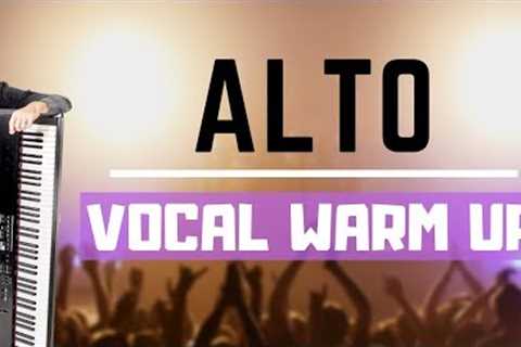 Alto Vocal Warm Up - Low Female Vocal Range