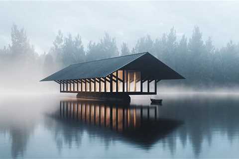 Marc Thorpe Imagines a Fashionable Pavilion Hovering Over a Lake