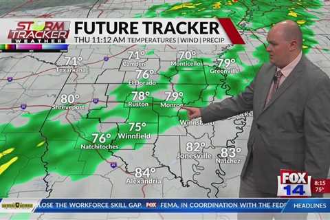 “Patchy Rain & Storms” Morning Forecast – Wednesday, Oct. 4th