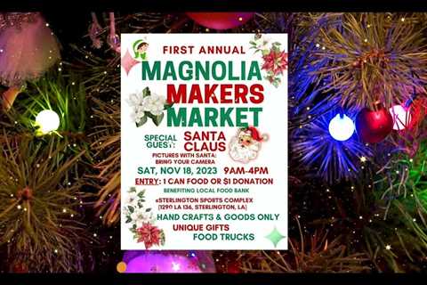 First Annual Magnolia Makers Market to take place on November 18th in Sterlington