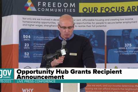 Opportunity Hubs Grant Press Briefing – November 15, 2023