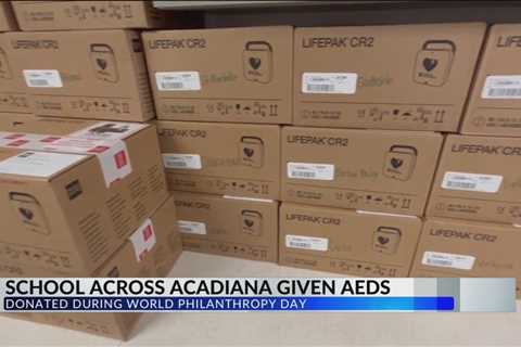 30 schools across Acadiana get medical devices for student athletes