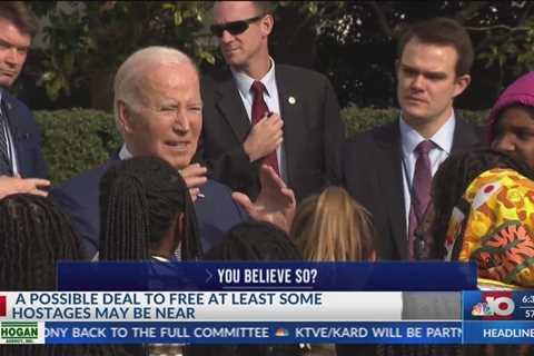 NBC 10 News Today: President Biden expressing hope of release hostage taken by Hamas