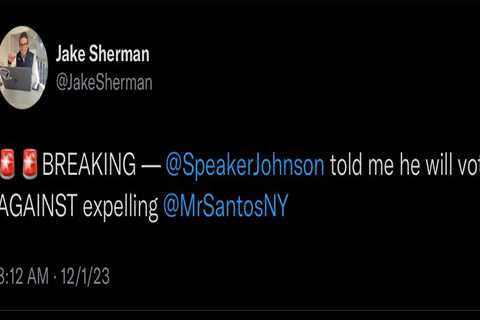 Speaker Mike Johnson Is Perfectly Predictable