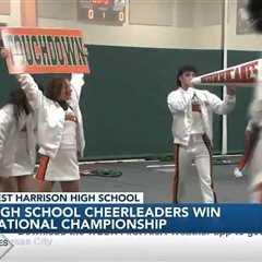 West Harrison High cheerleaders win national championship