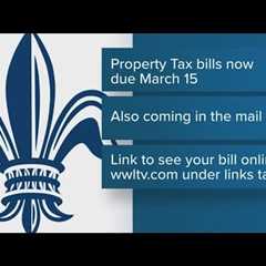 N.O. residents have until Mar. 15 to pay property tax