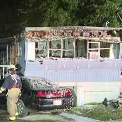 1 person burned in mobile home fire in Deer Park