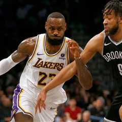 LeBron James ties career high with nine three-pointers as Lakers beat Nets