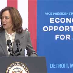 Kamala Harris touts EV transition loans in Detroit