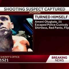 Suspect turns himself in after escaping police custody