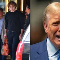 Melania Trump is keeping son Barron in a “tight bubble” to protect him from Donald’s chaos