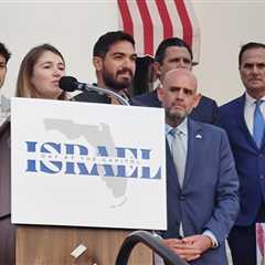 Survivors of Oct. 7 terrorist attack speak at ‘Israel Day at the Capitol’ in Tallahassee • Florida..