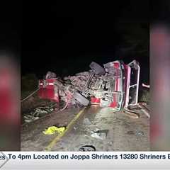 Wiggins FD firetruck crash leads to firefighter being life flighted