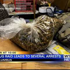 7 facing charges following a drug raid in Columbus
