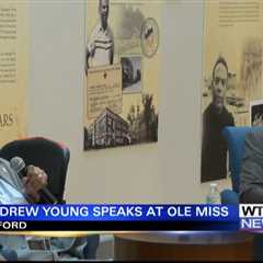 Civil rights leader Andrew Young speaks at Ole Miss