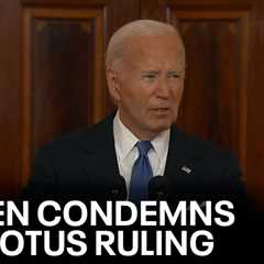 Biden says Supreme Court ruling on immunity means ‘no limits’ on presidential actions