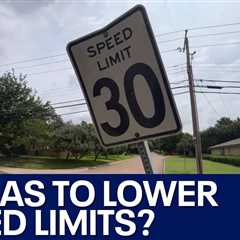 Dallas City Council may consider lowering neighborhood speed limits