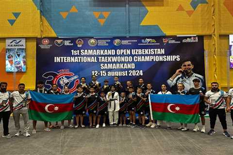 Our Taekwondo athletes win 12 medals at “Samarkand Open 2024”