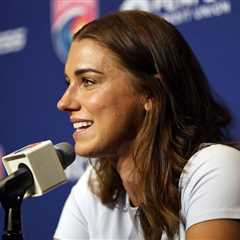 Alex Morgan reflects on achievements on, off pitch at retirement presser