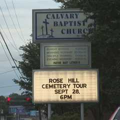 Retelling History at the Rose Hill Cemetery Tour