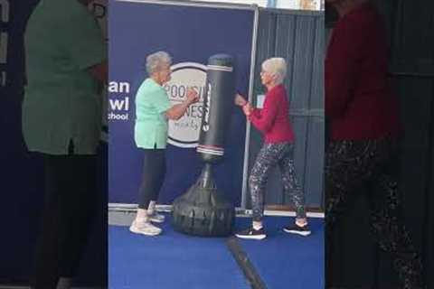 Senior Ladies Destroy Punching Bag