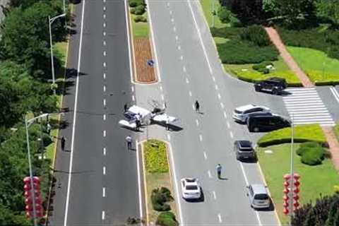 Plane Crash Lands On Public Highway || Newsflare