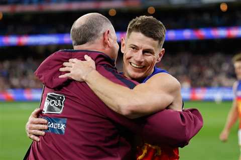 Brisbane Lions defender Noah Answerth set to play in AFL grand final one year after watching from..