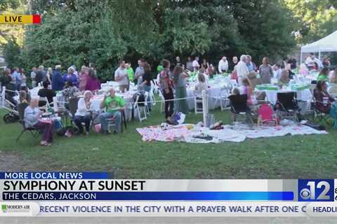 2024 Symphony at Sunset held at The Cedars