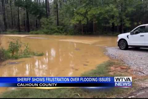 Calhoun County sheriff frustrated with ongoing flooding