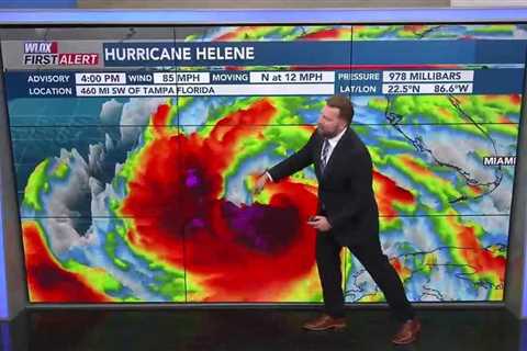 Helene to intensify into Cat 4 hurricane on approach to Florida; breezy Thursday for South MS