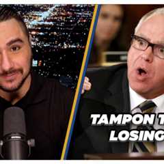 Tampon Tim Gets BOOED & Flips Off College Kids | Drew Hernandez | The Gateway Pundit