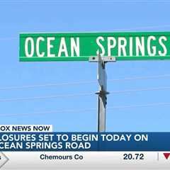 MDOT road improvement project to close part of Ocean Springs Road near Ocean Springs Hospital