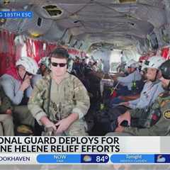 Mississippi National Guard deploys for Hurricane Helene relief efforts